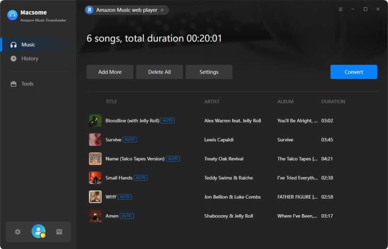 Add Amazon music