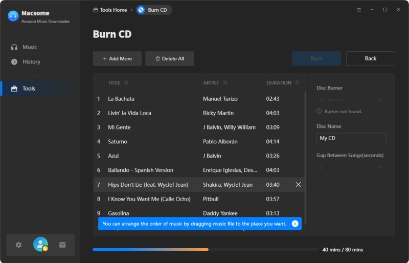 burn cd