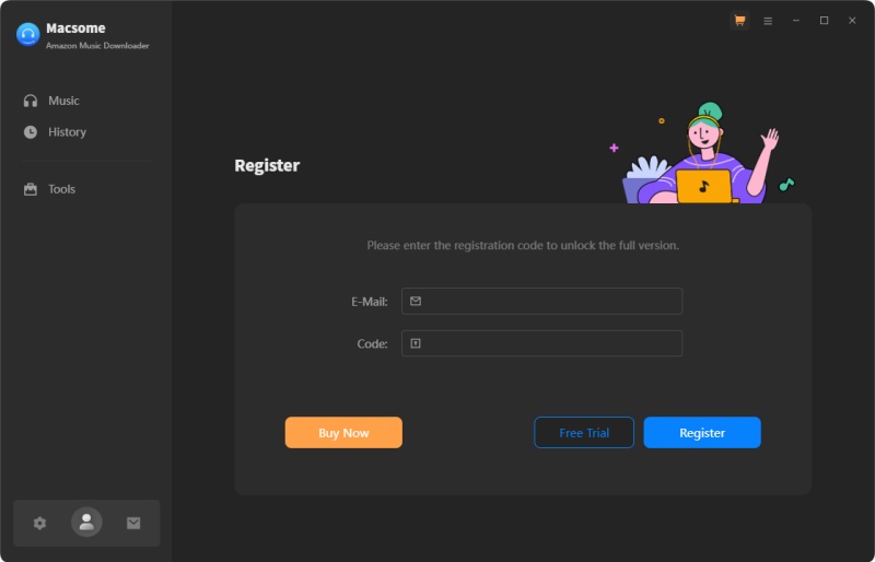 Register Amazon Downloader