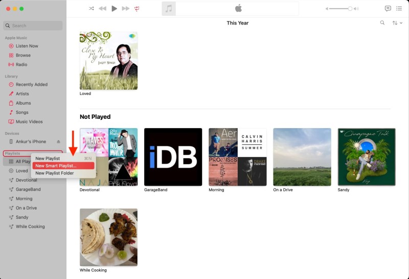 Create a Smart Playlist to download Apple Music songs