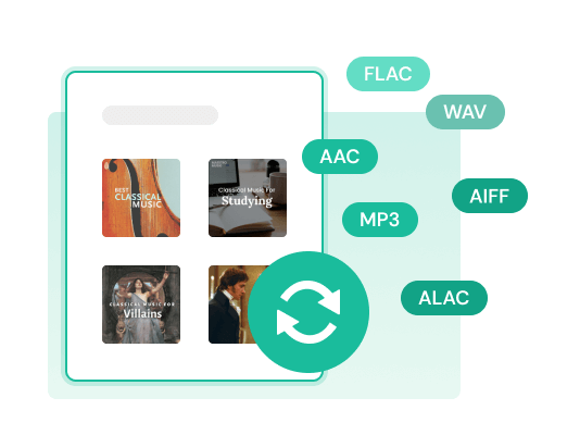 Convert Music Streams into 6 Music Formats