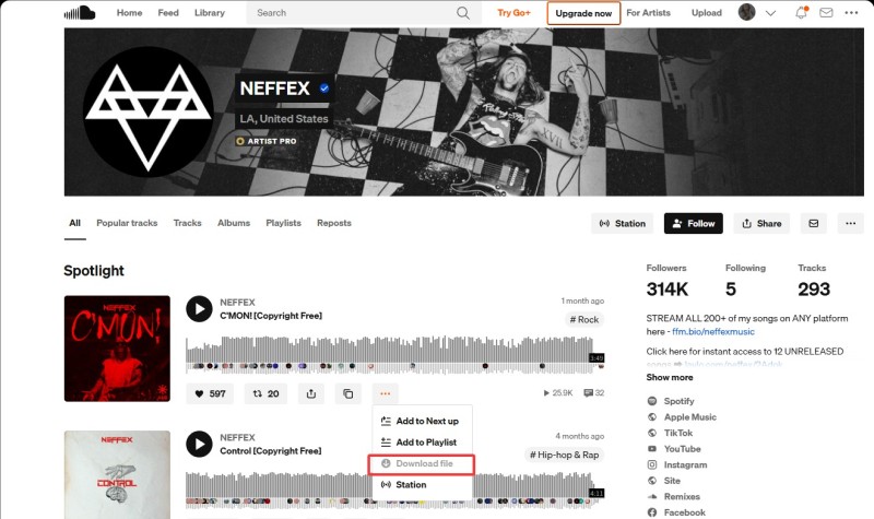 Download SoundCloud single tracks to AIFF