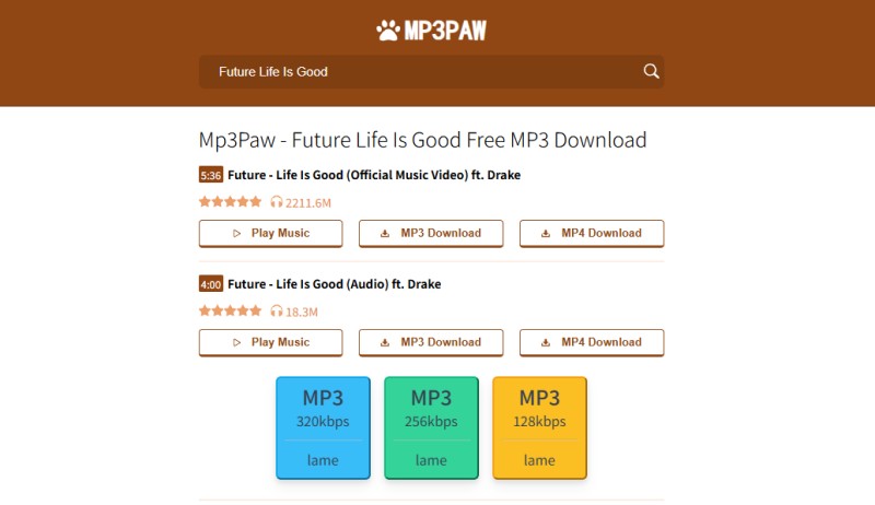 Mp3Paw - Free MP3 Download