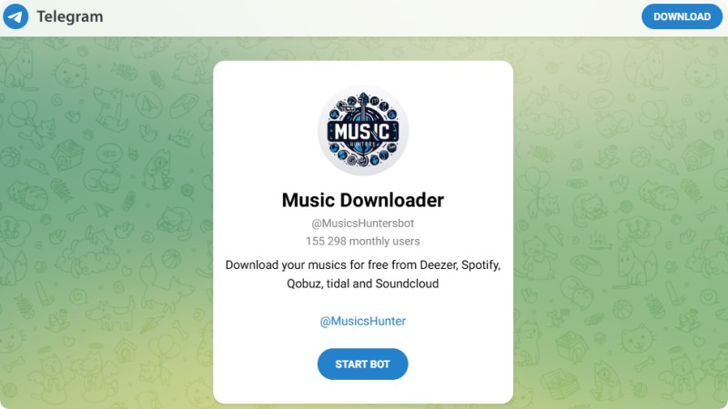 @MusicsHuntersbot Telegram SoundCloud downloader
