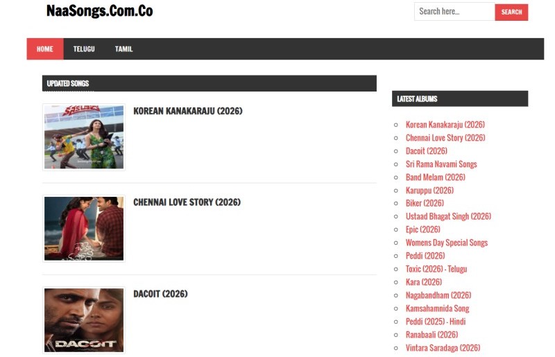 NaaSongs Tamil MP3