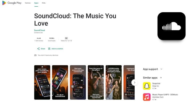 SoundCloud APK on Google Play