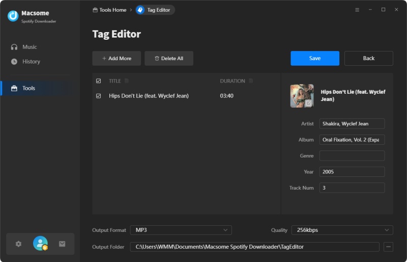 Tag Editor