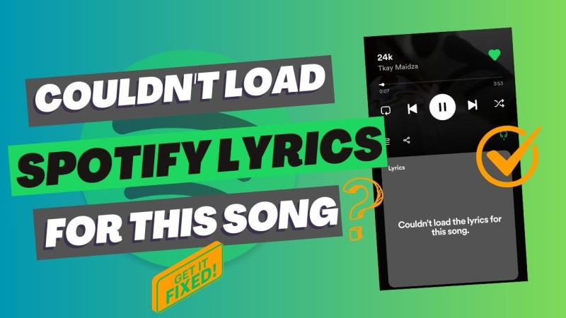How to Fix Couldn't Load Lyrics for this song on Spotify