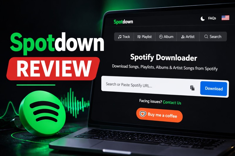 Spotdown Spotify Downloader Review & Alternative