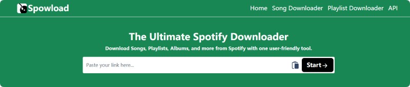 Spowload Free Spotify Downloader