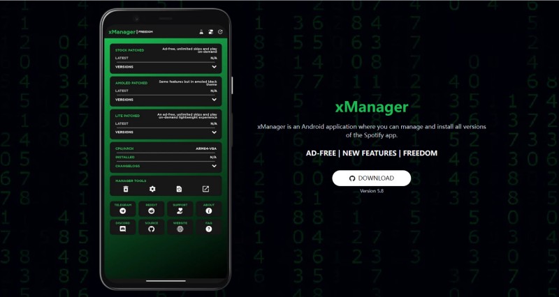 xManager for Spotify