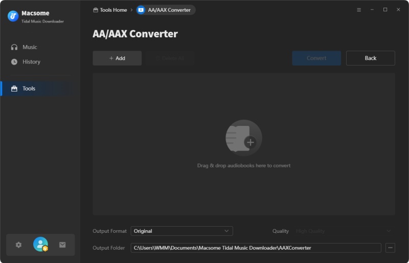 AA/AAX Converter