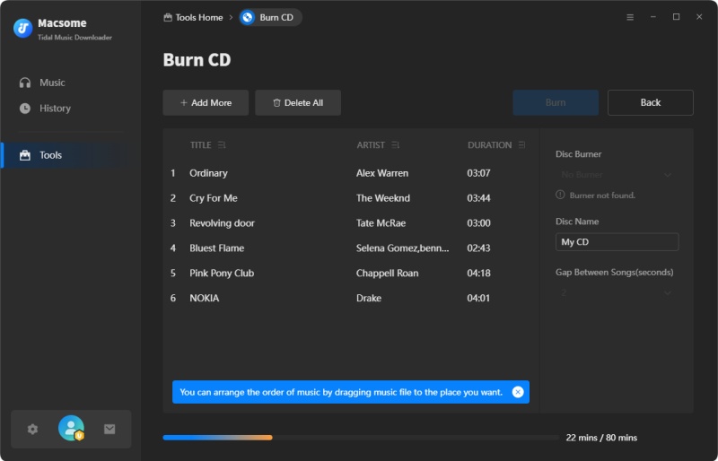 burn cd