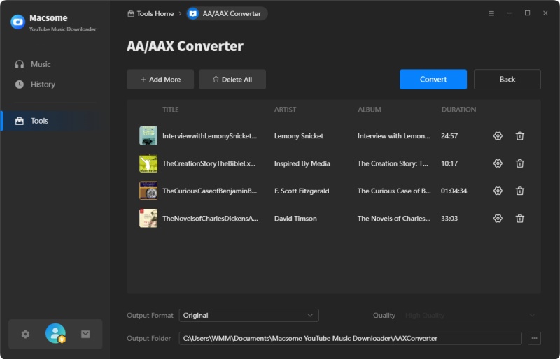 AA/AAX Converter